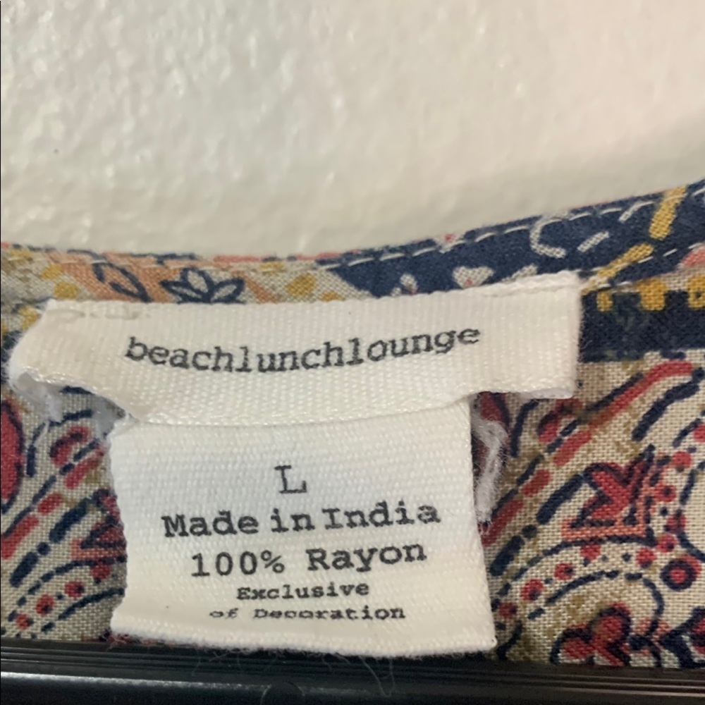 Beachlunchlounge Multicolor Patterned Top - image 2